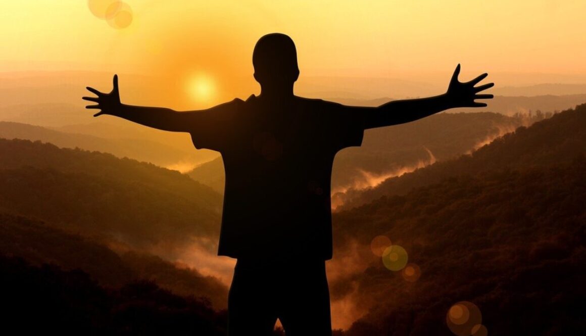 hug nature sunrise mountains 2054837
